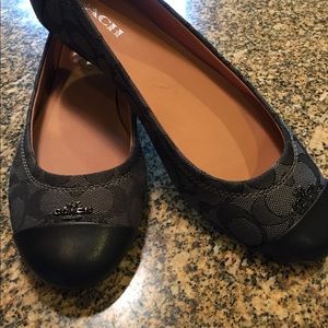 Coach ballet flats NWOT